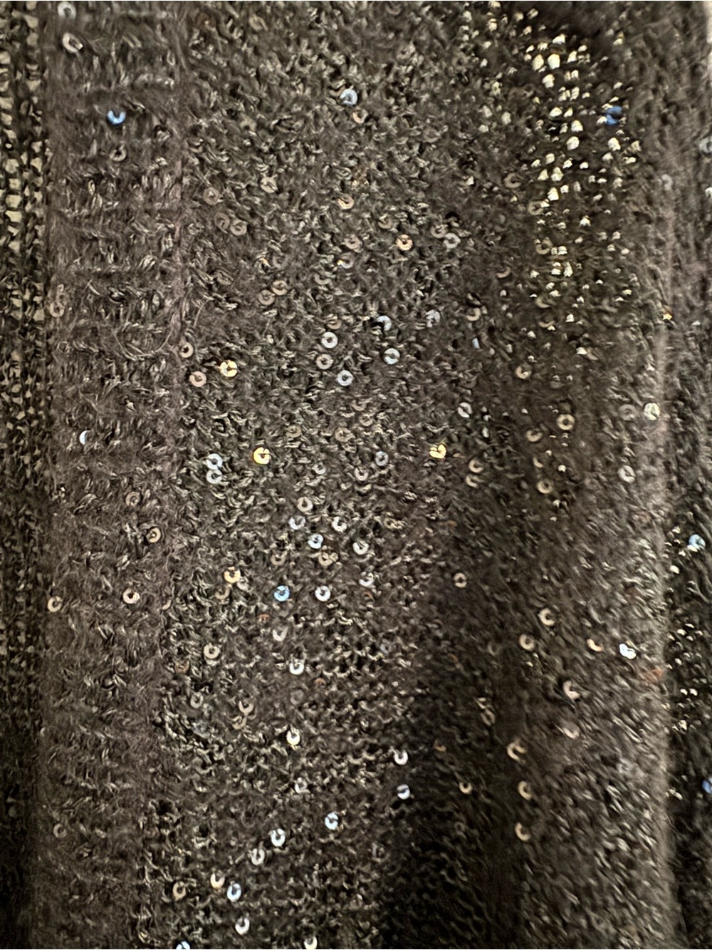Vintage Victoria's Secret Resort 1991 Moda Intl. Knit Sequined Cardigan - - Picture 10 of 12